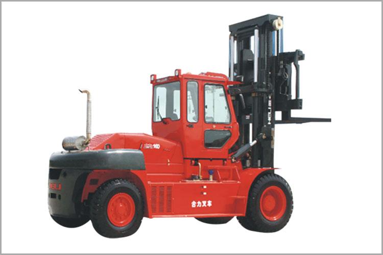 H2000系列國產(chǎn)化配置14-16噸內(nèi)燃平衡重叉車一般采用柴油、汽油、液化石油氣燃料